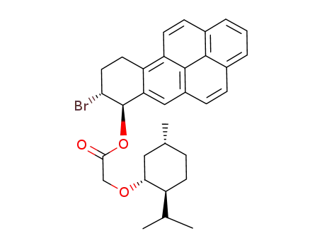 (-)-trans-8-bromo-7-menthyloxyacetoxy-7,8,9,10-tetrahydrobenzo<a>pyrene