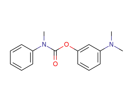 Molecular Structure of 62899-59-6 (Carbamic acid, methylphenyl-, 3-(dimethylamino)phenyl ester)