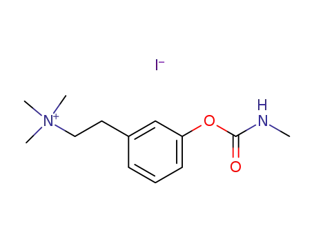 Molecular Structure of 64046-03-3 (N,N,N-trimethyl-2-{3-[(methylcarbamoyl)oxy]phenyl}ethanaminium iodide)