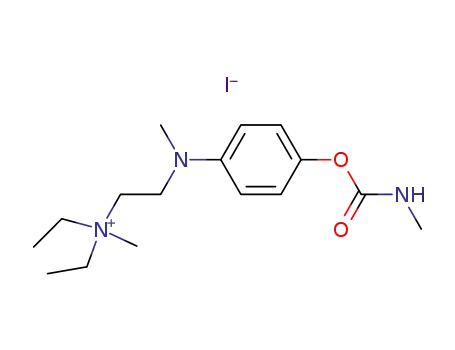 Molecular Structure of 64046-28-2 (N,N-diethyl-N-methyl-2-(methyl{4-[(methylcarbamoyl)oxy]phenyl}amino)ethanaminium iodide)