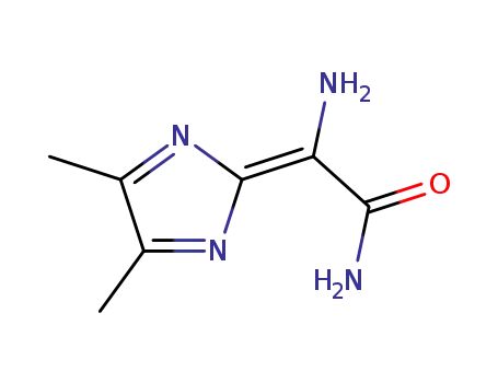 Molecular Structure of 99669-49-5 (amino-(4,5-dimethyl-imidazol-2-yliden)-acetic acid amide)
