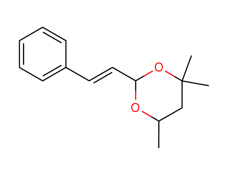 1,3-Dioxane,4,4,6-trimethyl-2-(2-phenylethenyl)- cas  6413-49-6