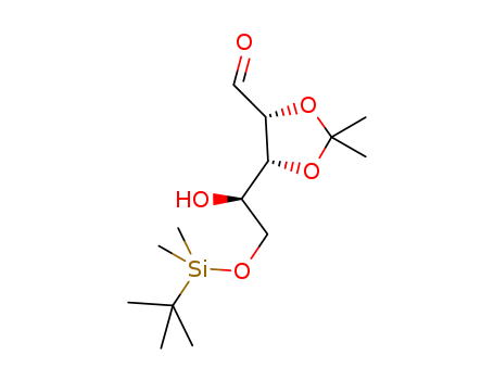 5-O-tert-butyldimethylsilyl-2,3-O-isopropylidene-beta-D-ribofuranose
