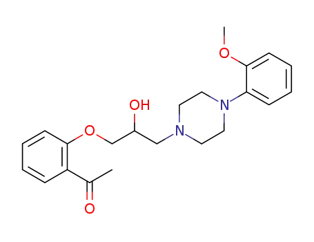 2′-[2-ヒドロキシ-3-[4-(2-メトキシフェニル)ピペラジノ]プロポキシ]アセトフェノン