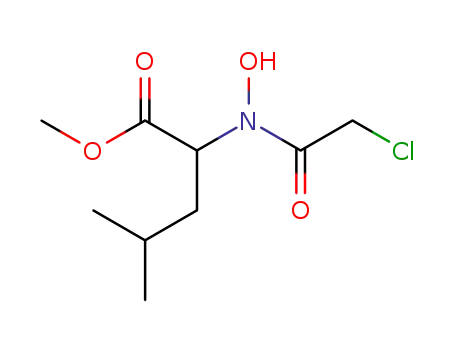N-chloroacetyl-N-hydroxyleucine methyl ester