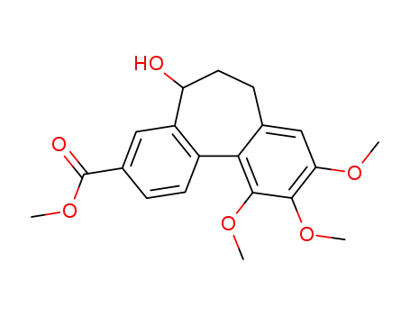 7-hydroxy-1,2,3-trimethoxy-5,6-dihydro-5H-dibenzo[a,c]cycloheptene-9-carboxylic acid methyl ester