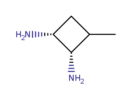 Molecular Structure of 77943-26-1 (1,2-Cyclobutanediamine,3-methyl-,(1-alpha-,2-alpha-,3-alpha-)-(9CI))