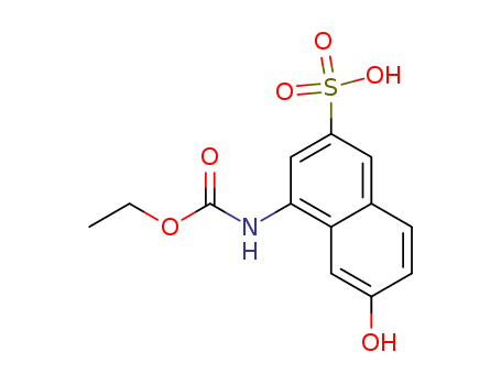 3-SULFO-7-HYDROXY-1-NAPHTHALENECARBAMIC ACID ETHYL ESTER
