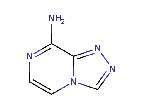 Molecular Structure of 68774-79-8 (8-AMINO-1,2,4-TRIAZOLO[4,3-A]PYRAZINE)