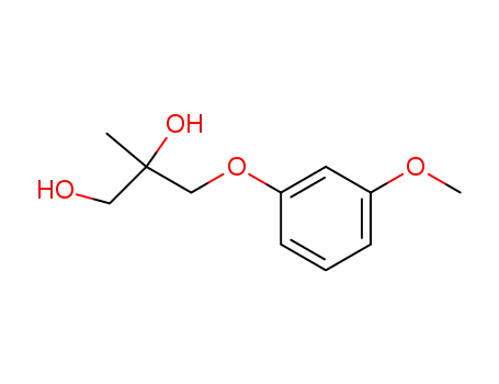 Molecular Structure of 64049-41-8 (3-(m-Methoxyphenoxy)-2-methyl-1,2-propanediol)