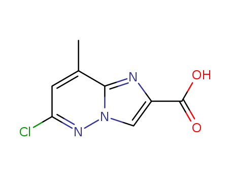Imidazo[1,2-b]pyridazine-2-carboxylicacid, 6-chloro-8-methyl- cas  64068-13-9