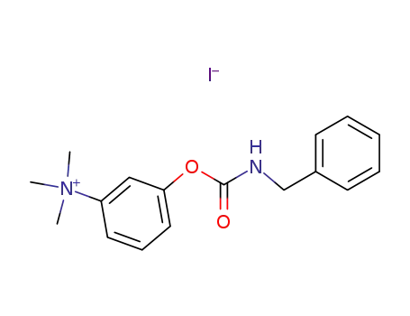 Molecular Structure of 64051-08-7 (3-[(benzylcarbamoyl)oxy]-N,N,N-trimethylanilinium iodide)