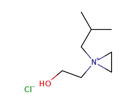 1-isobutyl-1-(2-hydroxyethyl)aziridinium chloride