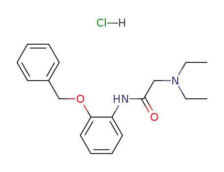 Molecular Structure of 64058-73-7 (2-{[2-(benzyloxy)phenyl]amino}-N,N-diethyl-2-oxoethanaminium chloride)