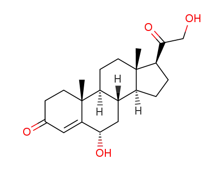 Molecular Structure of 64108-58-3 (3,20-Epoxy-6β,21-dihydroxypregna-4-ene)