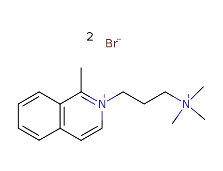 trimethyl-[3-(1-methylisoquinolin-2-ium-2-yl)propyl]azanium dibromide