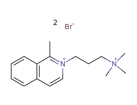 트리메틸-[3-(1-메틸이소퀴놀린-2-이움-2-일)프로필]아자늄 디브로마이드