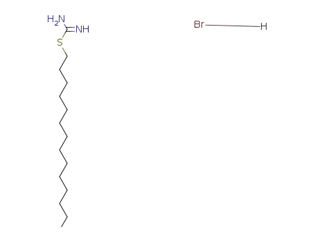 Molecular Structure of 64039-22-1 (tetradecyl carbamimidothioate hydrobromide (1:1))