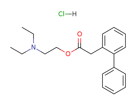 diethyl-[2-[2-(2-phenylphenyl)acetyl]oxyethyl]azanium chloride