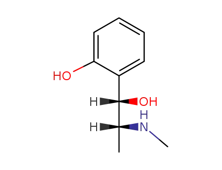 Molecular Structure of 64038-76-2 (2-[1-hydroxy-2-(methylamino)propyl]phenol)