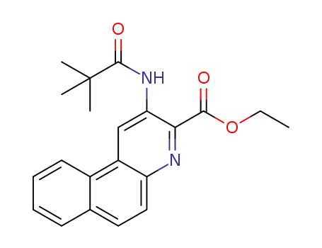 ethyl 2-[(2,2-dimethylpropanoyl)amino]benzo[f]quinoline-3-carboxylate