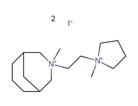 7-methyl-7-[2-(1-methylpyrrolidin-1-ium-1-yl)ethyl]-7-azoniabicyclo[3.3.1]nonane diiodide