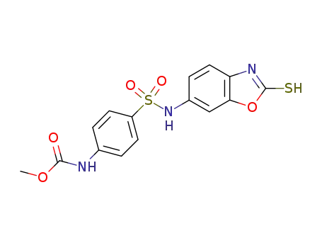 [4-(2-thioxo-2,3-dihydro-benzooxazol-6-ylsulfamoyl)-phenyl]-carbamic acid methyl ester
