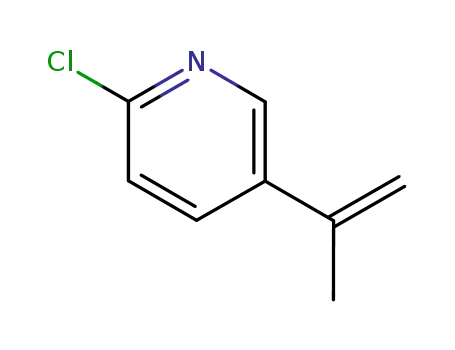 Molecular Structure of 68700-92-5 (PYRIDINE, 2-CHLORO-5-(1-METHYLETHENYL)-)