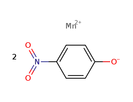 Molecular Structure of 64070-86-6 (Manganese(II)bis(4-nitrophenolate))