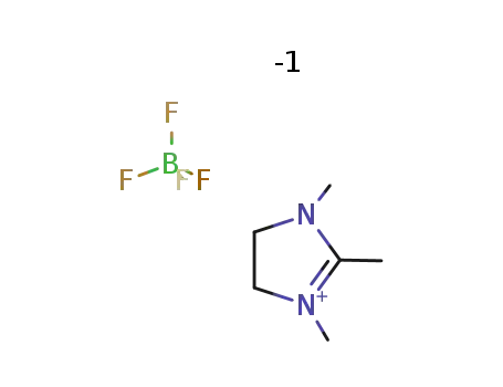 1H-Imidazolium, 4,5-dihydro-1,2,3-trimethyl-, tetrafluoroborate(1-)