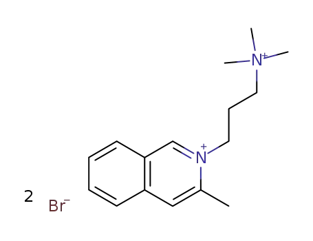 3-methyl-2-[3-(trimethylammonio)propyl]isoquinolinium dibromide