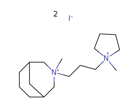 7-methyl-7-[3-(1-methylpyrrolidin-1-ium-1-yl)propyl]-7-azoniabicyclo[3.3.1]nonane diiodide