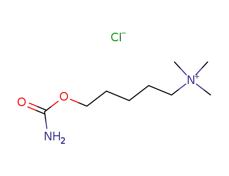 5-(carbamoyloxy)-N,N,N-trimethylpentan-1-aminium chloride