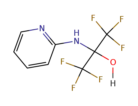 Molecular Structure of 64139-77-1 (1,1,1,3,3,3-hexafluoro-2-(pyridin-2-ylamino)propan-2-ol)