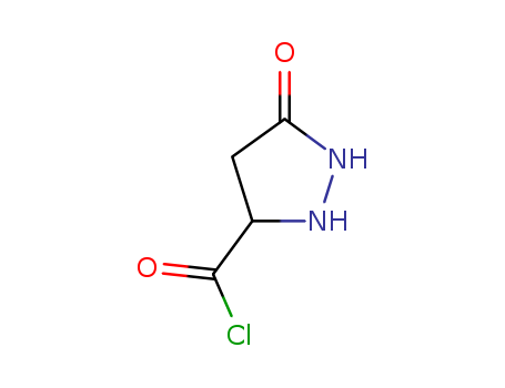 3-PYRAZOLIDINECARBONYL CHLORIDE,5-OXO-