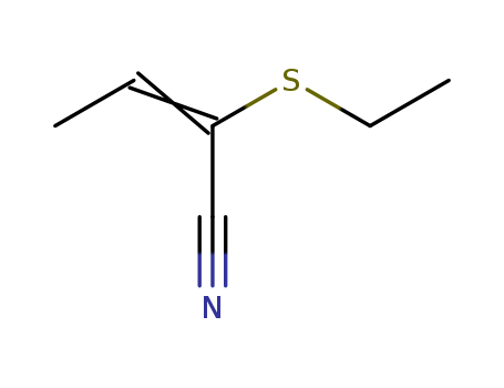 2-Butenenitrile,2-(ethylthio)- cas  68872-37-7
