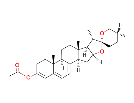 (25<i>R</i>)-3-acetoxy-spirosta-3,5,7-triene