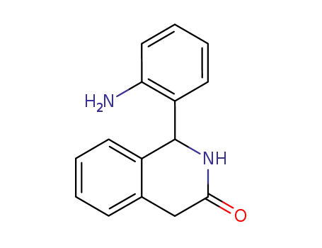 Molecular Structure of 64097-18-3 (1-(2-aminophenyl)-1,4-dihydroisoquinolin-3(2H)-one)