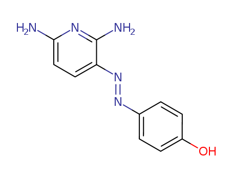Phenol,4-[2-(2,6-diamino-3-pyridinyl)diazenyl]- cas  64000-76-6