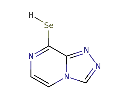 Molecular Structure of 68774-87-8 ([1,2,4]triazolo[4,3-a]pyrazin-8-ylselanyl)