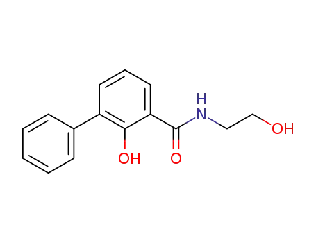 Molecular Structure of 63992-48-3 (2-Hydroxy-N-(2-hydroxyethyl)-1,1'-biphenyl-3-carboxamide)