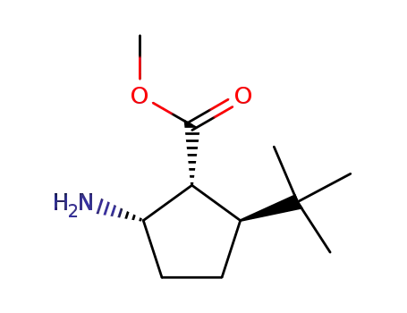 Cyclopentanecarboxylic acid, 2-amino-5-(1,1-dimethylethyl)-, methyl ester,