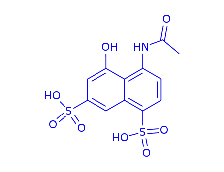 4-(아세틸아미노)-5-하이드록시나프탈렌-1,7-디설폰산