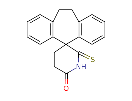 10,11-Dihydro-2'-thioxospiro[5H-dibenzo[a,d]cycloheptene-5,3'-piperidin]-6'-one