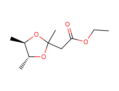 1,3-Dioxolane-2-aceticacid, 2,4,5-trimethyl-, ethyl ester cas  6412-85-7