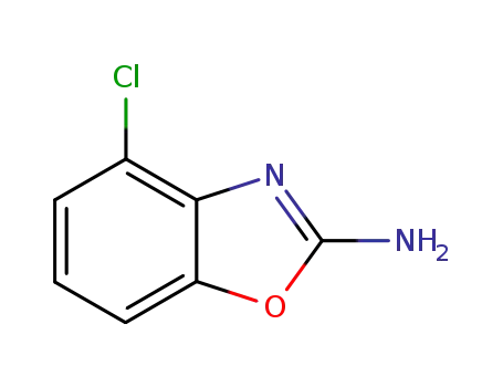 Molecular Structure of 64037-10-1 (4-Chloro-2-benzoxazolamine)