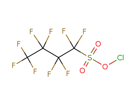 Molecular Structure of 79410-50-7 (Perfluoro-n-butanesulfonyl hypochlorite)
