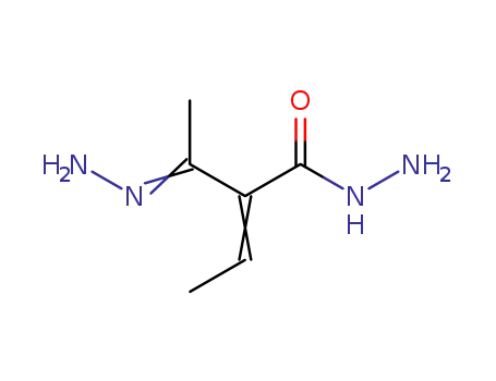 2-부텐산, 2-(1-히드라조노에틸)-, 히드라지드 (9CI)