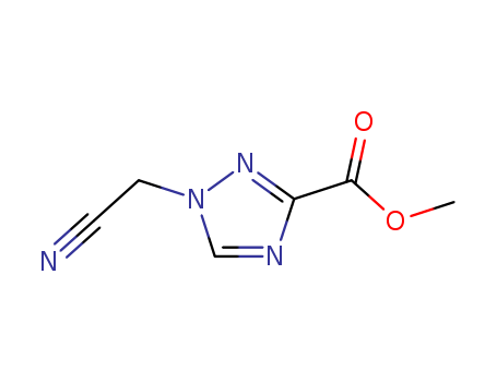1H-1,2,4-Triazole-3-carboxylicacid,1-(cyanomethyl)-,methylester(9CI)
