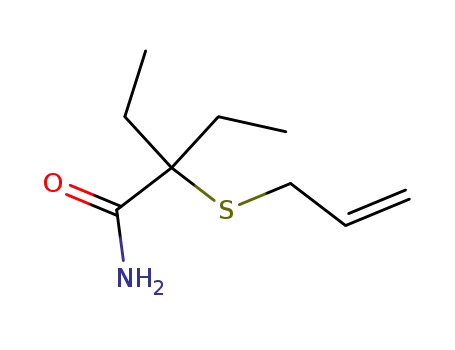 2-Allylthio-2-ethylbutyramide